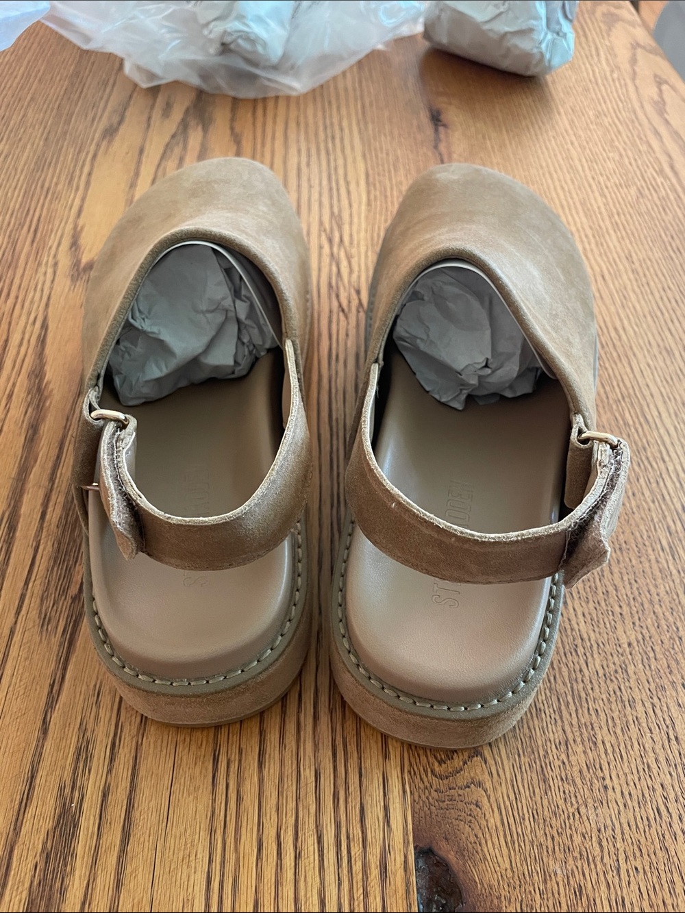 Steve Madden Cognac Suede Clogs, Women’s size 10 - Picture 7 of 8